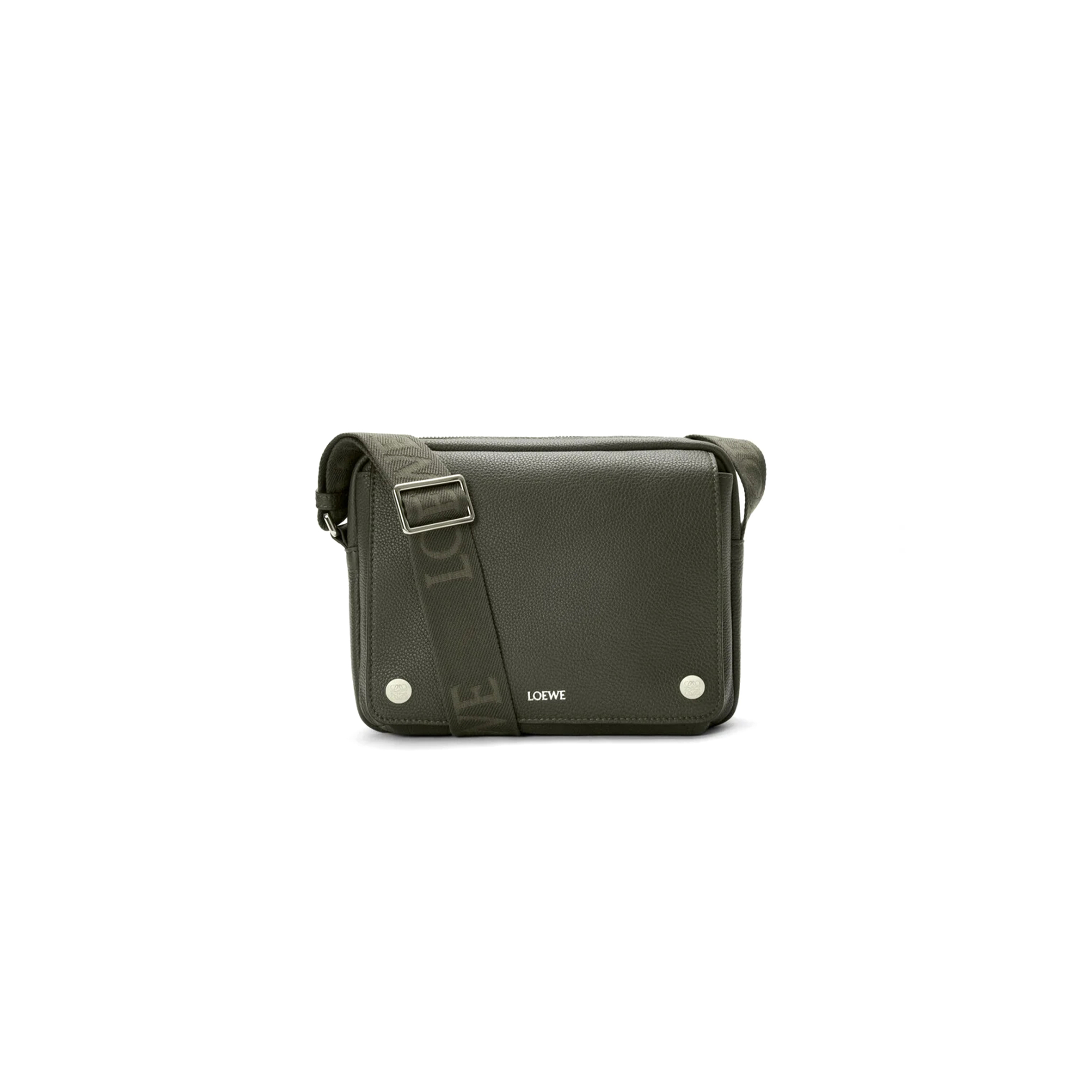 LOEWE MEDIUM PEBBLE MESSENGER BAG IN SUPPLE GRAINED CALFSKIN BANBA73X04 (23*18*9cm)